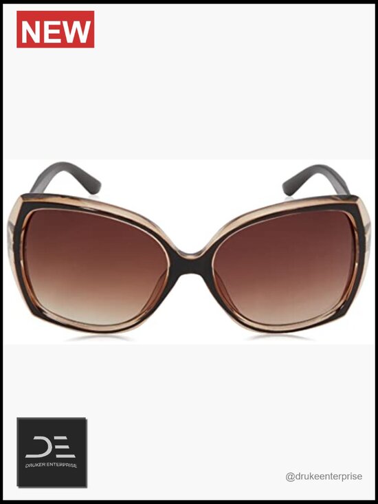 Oversized Retro Butterfly Sunglasses UV400 Protection Polycarbonate Frame